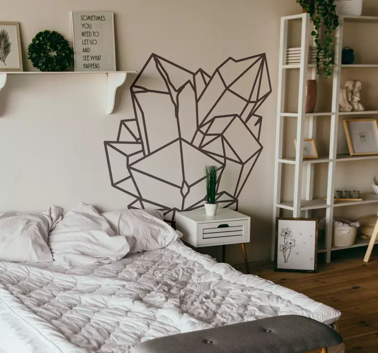 石英单色线条海报 - TenStickers