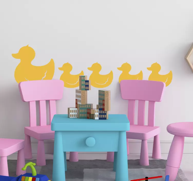 橡皮鸭鸟墙贴 - TenStickers