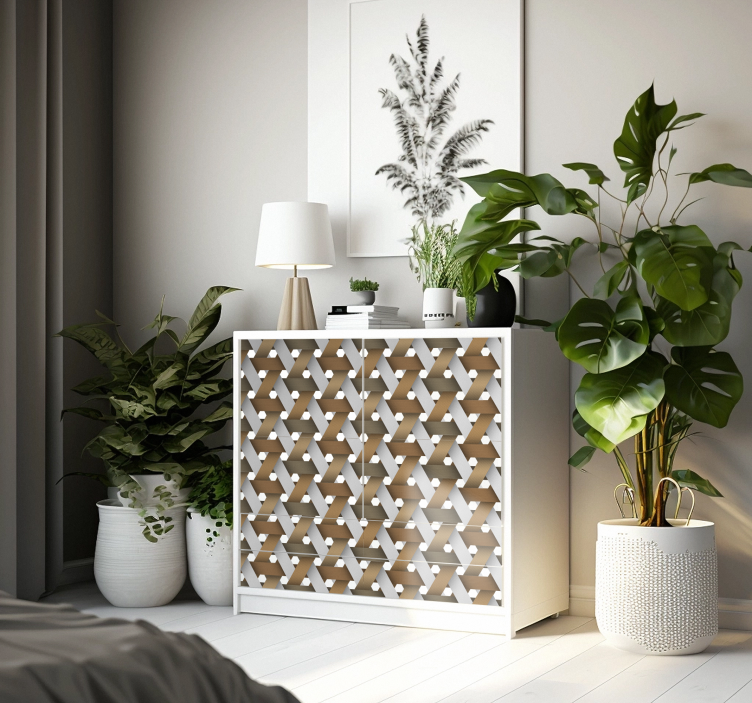 家具贴画 北歐白木 - TenStickers