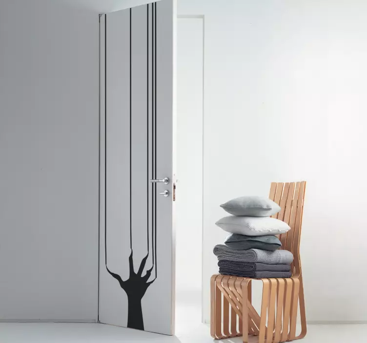 恐怖的手门万圣节贴纸 - TenStickers