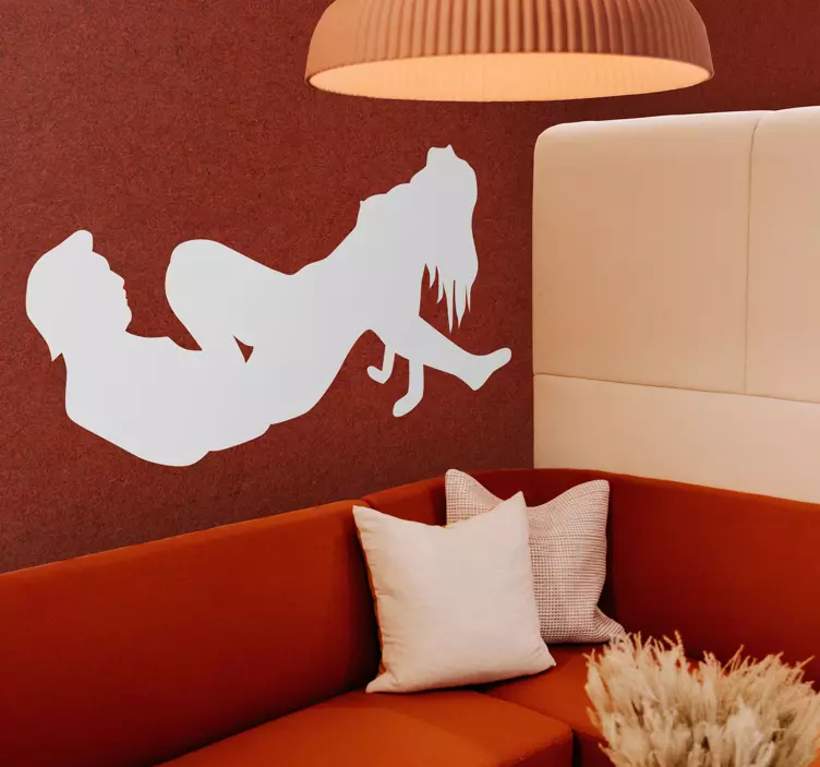 性伴侣剪影贴纸 - TenStickers