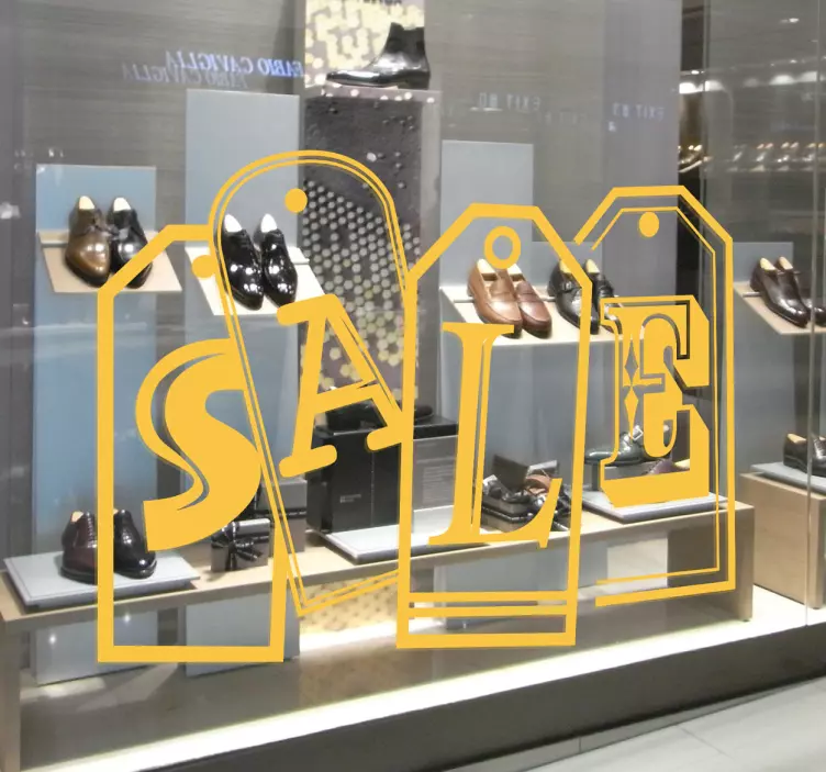 商店橱窗销售贴纸 - TenStickers