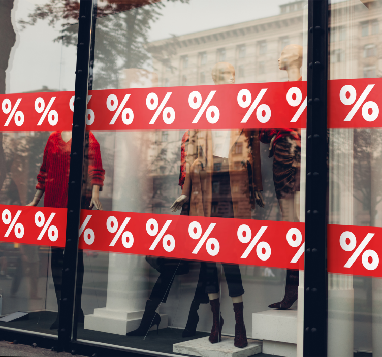 动物贴画 折扣符号边框 - TenStickers