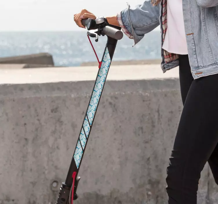 滑板的贴纸 滑板浪潮模式 - TenStickers