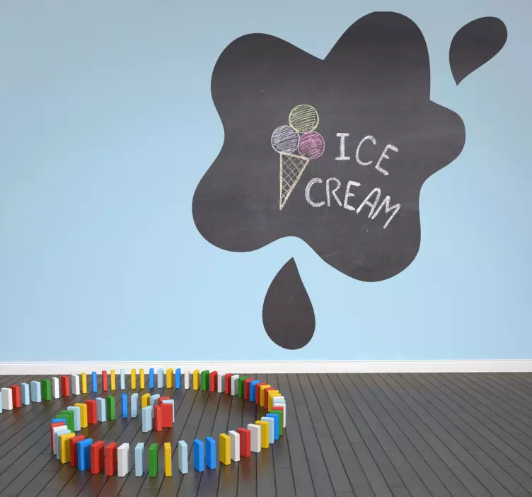 飞溅大纲黑板贴 - TenStickers