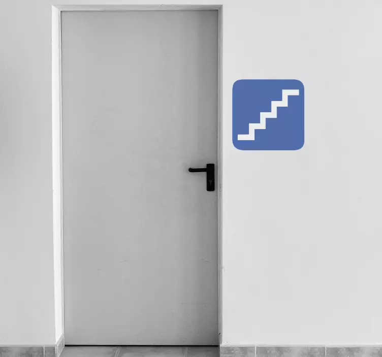 楼梯标志贴纸 - TenStickers