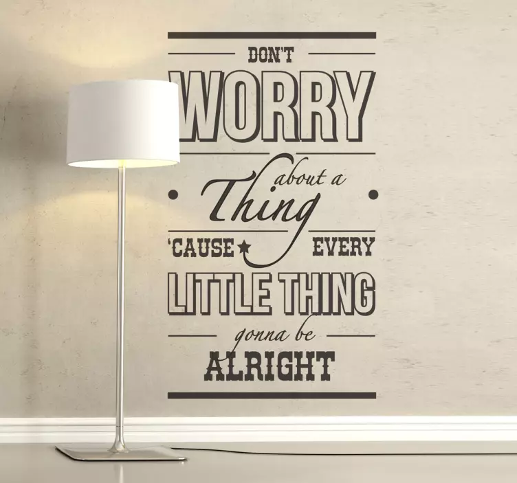 三只小鸟鲍勃·马利墙贴 - TenStickers