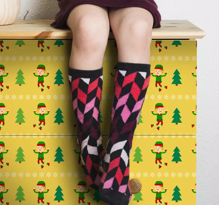 玩具精灵圣诞节贴纸 - TenStickers