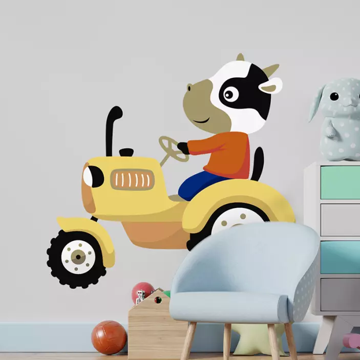拖拉机图贴花 - TenStickers