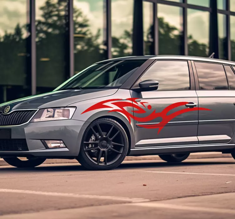 保险杠贴画 部落的 - TenStickers