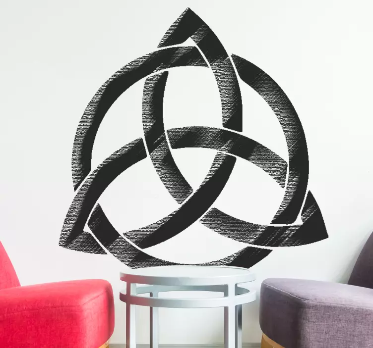 特里格拉夫峰图标斯拉夫神墙贴 - TenStickers