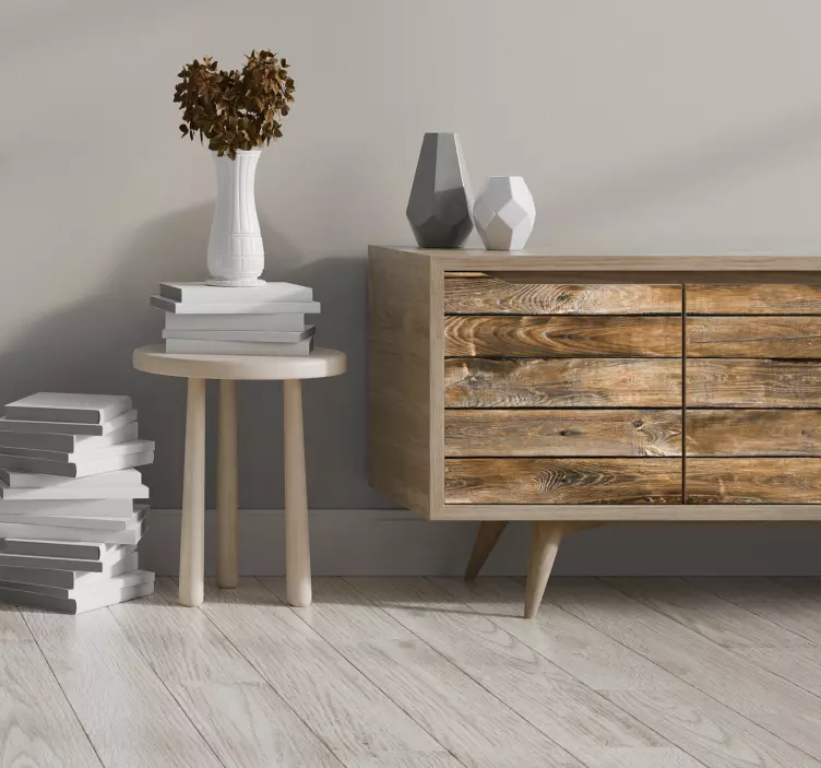 老式木纹家具贴纸 - TenStickers