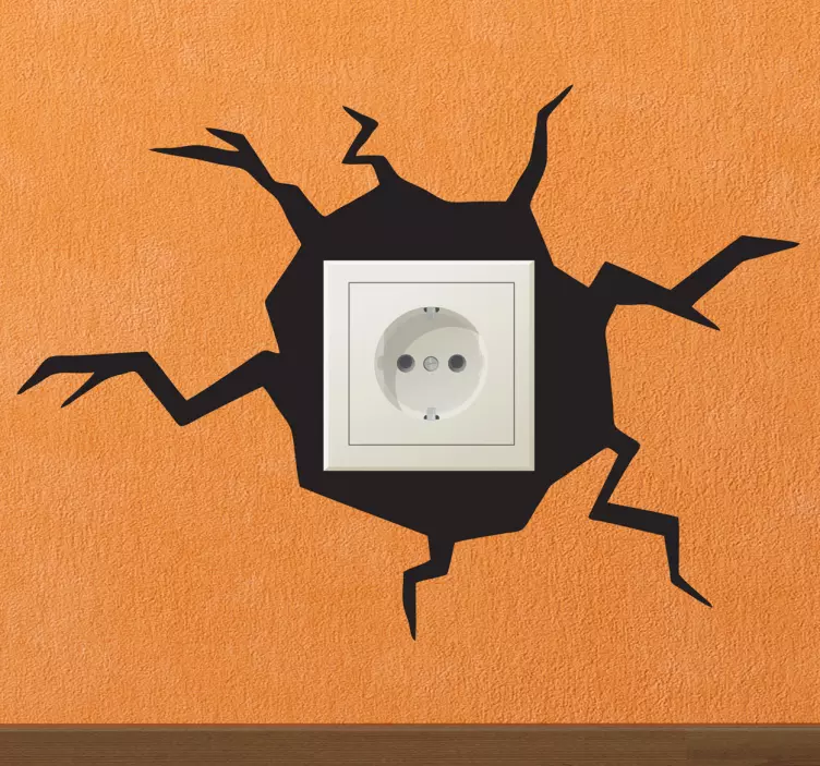 墙壁开关孔 - TenStickers