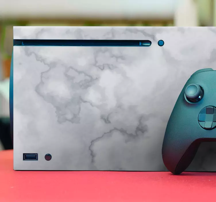 白色大理石纹理 xbox 皮肤 - TenStickers