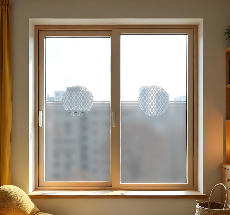 动物贴画生命之花曼荼罗 - TenStickers