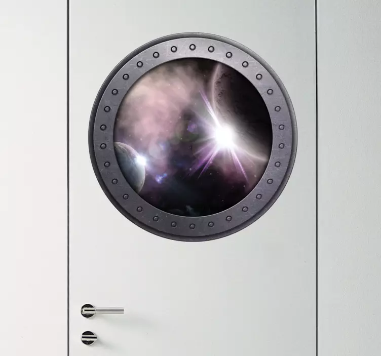 太空门窗贴纸 - TenStickers