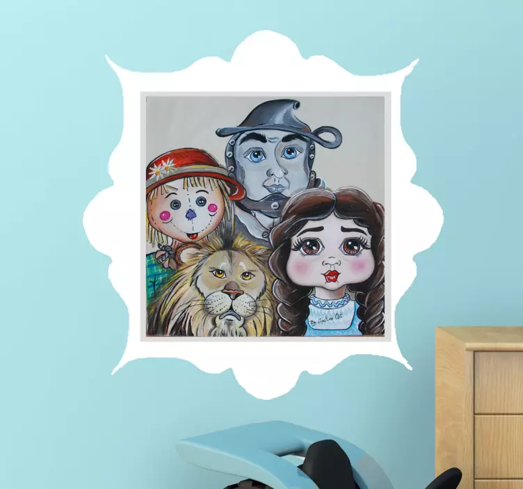 绿野仙踪儿童装饰贴纸 - TenStickers