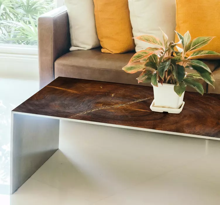 木效果客厅墙壁装饰 - TenStickers