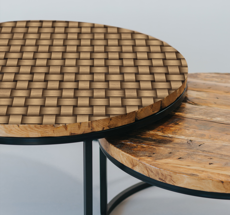 家具贴画 木材交织在一起 - TenStickers