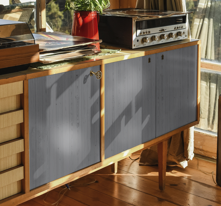 木制灰色pantone家具贴花 - TenStickers