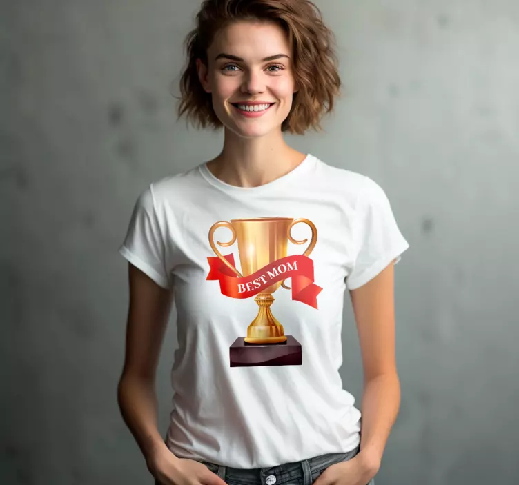 最好的妈妈母亲节t恤 - TenStickers