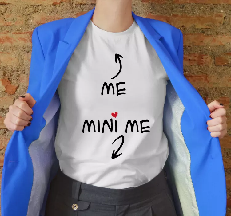 匹配的妈妈和婴儿衬衫 - TenStickers