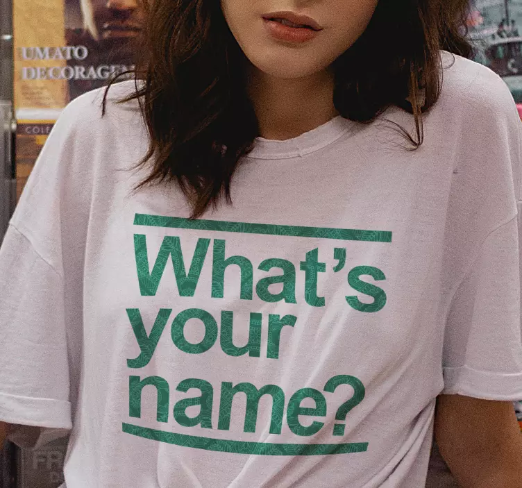 观赏平铺t恤 - TenStickers