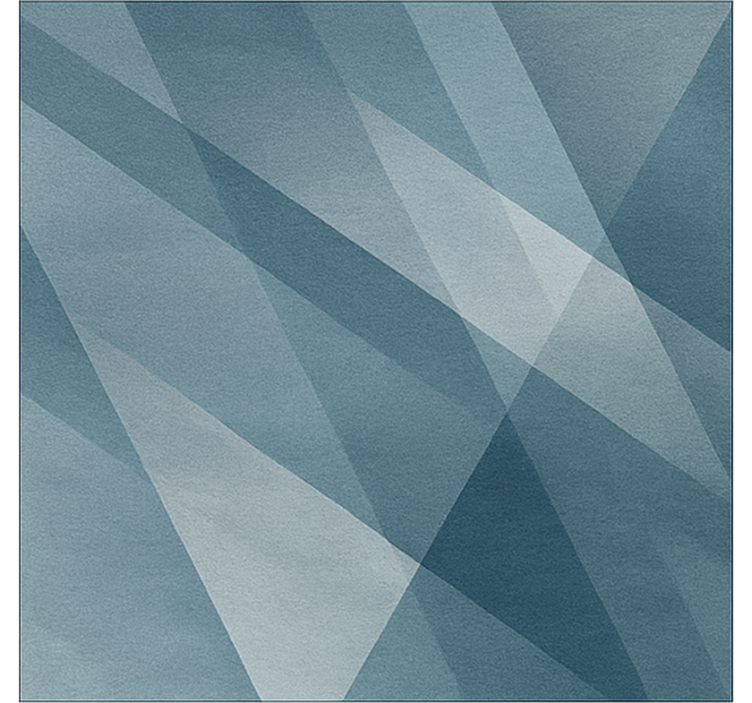 乙烯基地毯饭厅 抽象几何渐变 - TenStickers