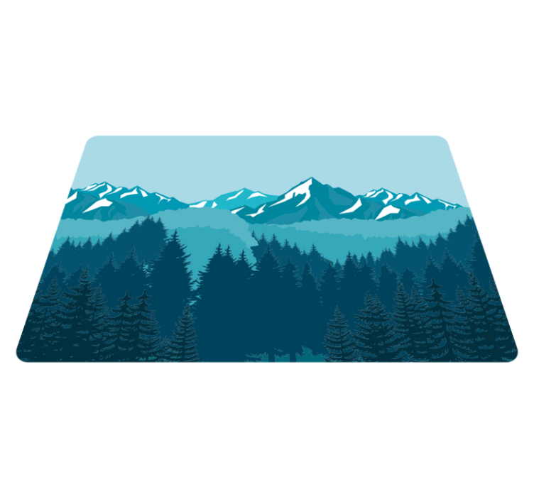 乙烯基地毯特性适用于全蓝绿景观 - TenStickers