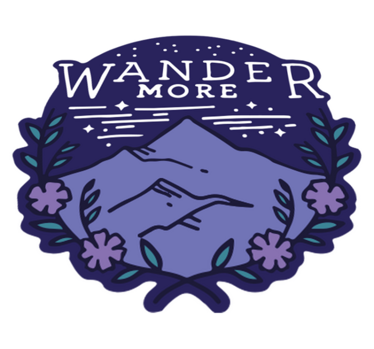 乙烯基地毯特性适合山地徒步旅行 - TenStickers