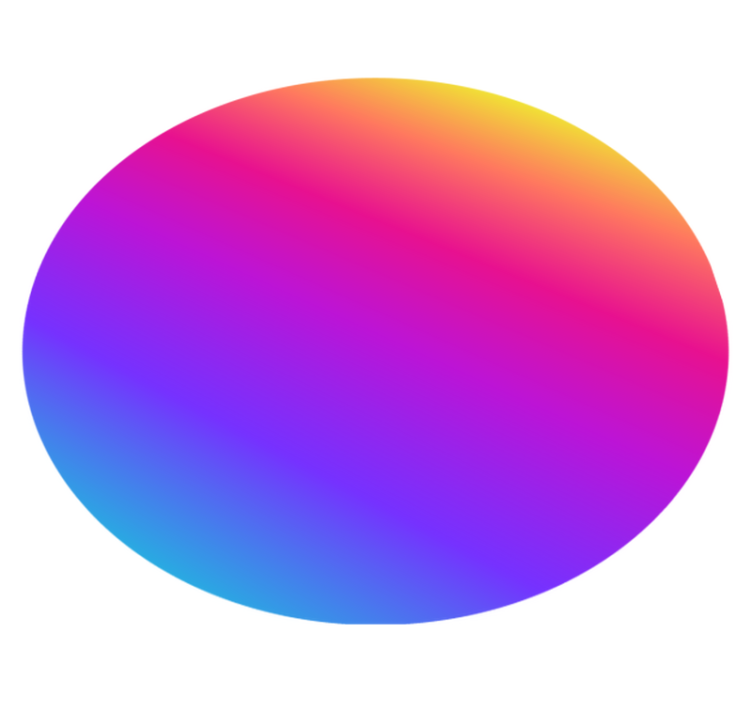 乙烯基地毯几何五彩渐变流体 - TenStickers