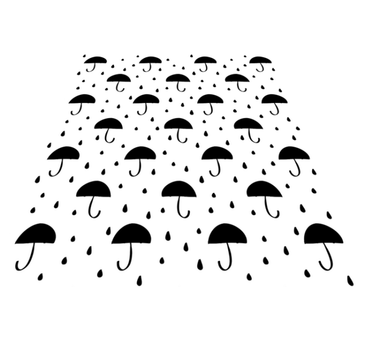 乙烯基地毯几何雨滴彩屑 - TenStickers