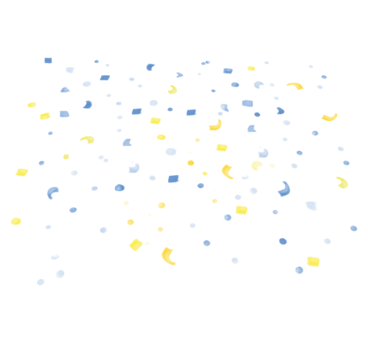 乙烯基地毯几何水彩洒落 - TenStickers