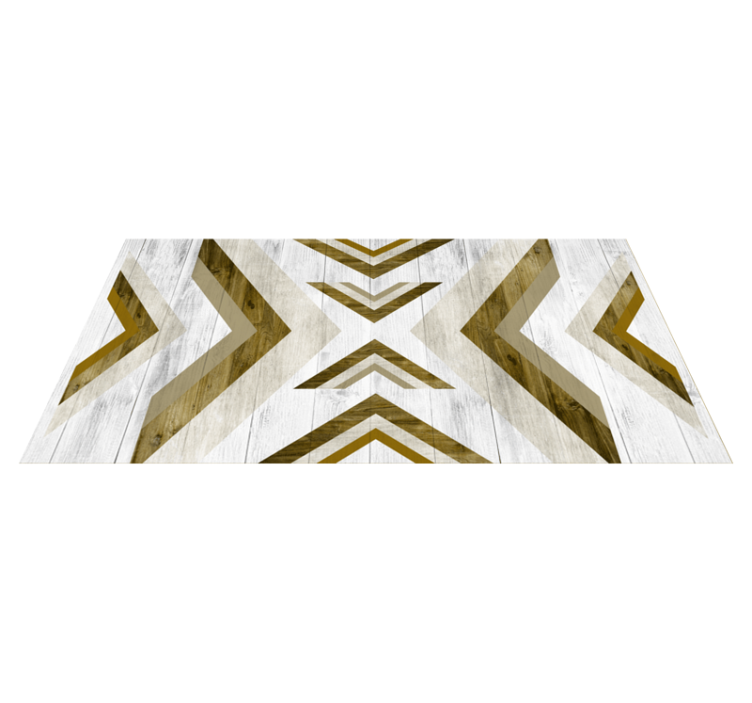 乙烯基地毯几何结构化桌面覆盖物 - TenStickers