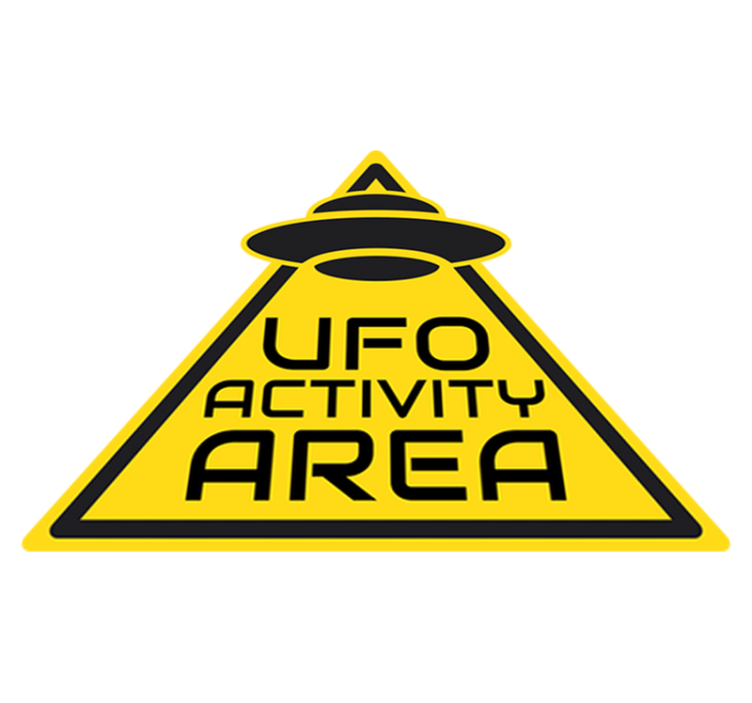 乙烯基地毯 儿童 ufo活动标识贴 - TenStickers