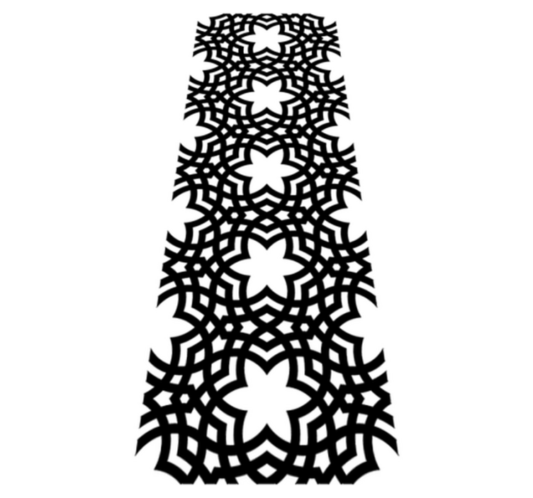 乙烯基地毯浴室装饰性沙拉凯纳纹理 - TenStickers