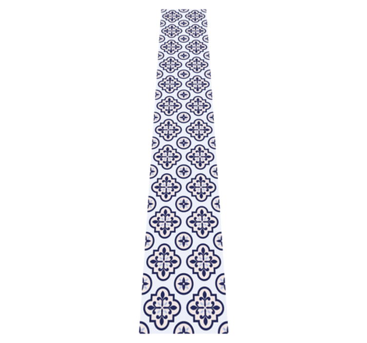 乙烯基厨房地毯蓝色典型葡萄牙瓷砖 - TenStickers