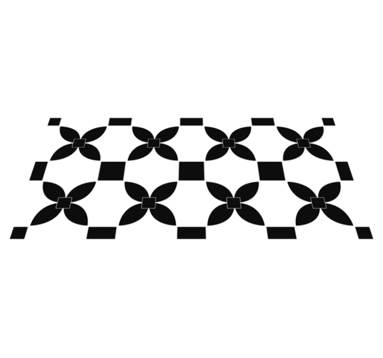 乙烯基厨房地毯 单色平铺 - TenStickers