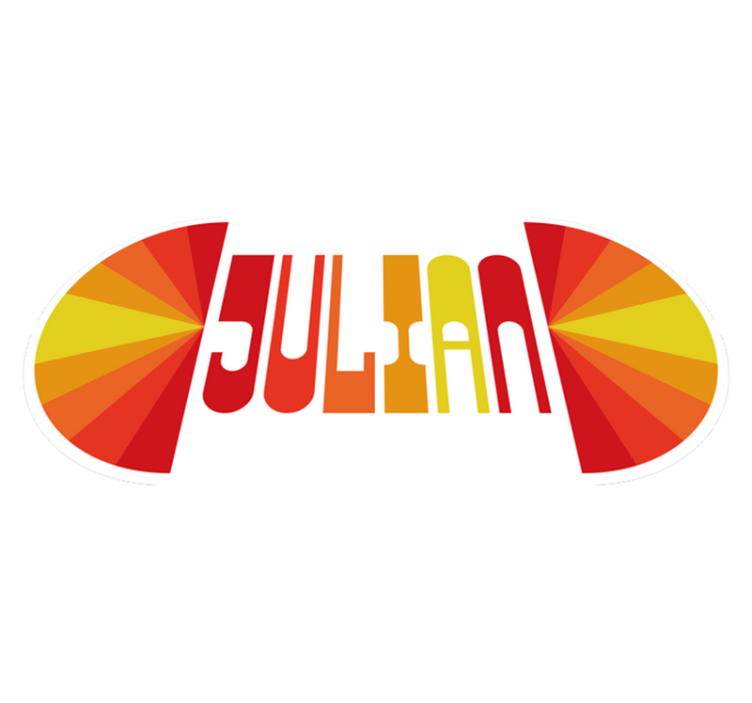 乙烯基地毯名称 个性化复古 - TenStickers