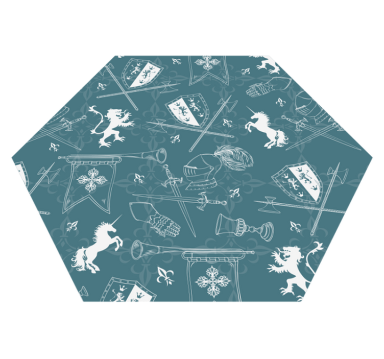 乙烯基地毯游戏 中世纪骑士精神 - TenStickers