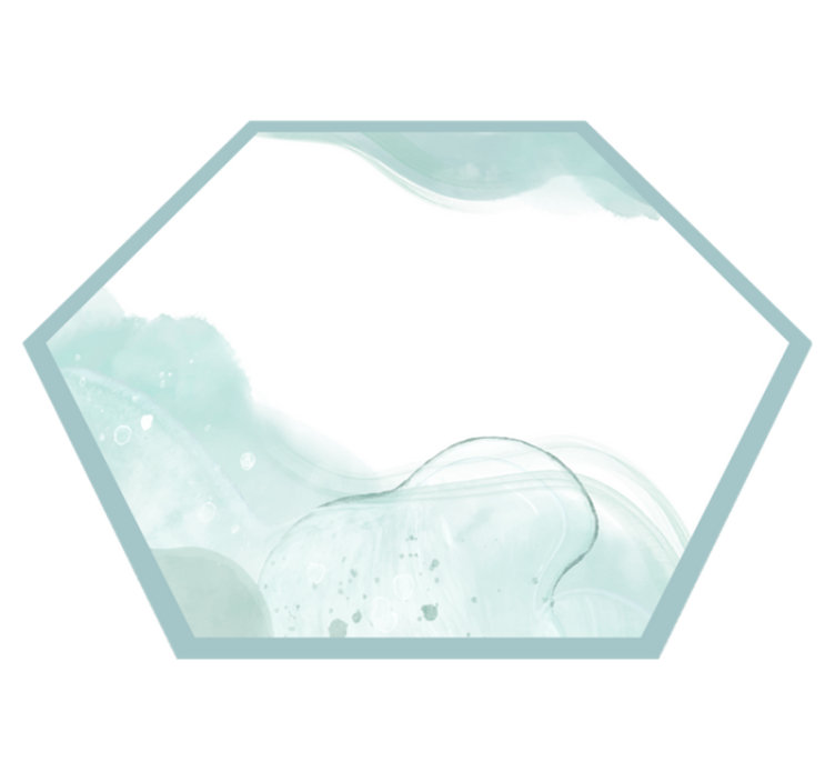 极简主义柔和水蓝涡旋 - TenStickers