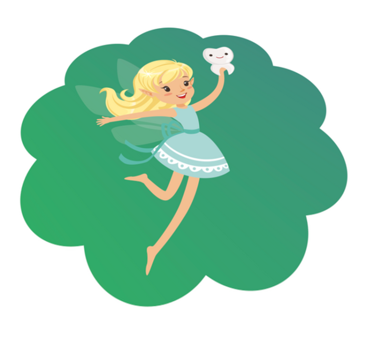 乙烯基地毯 儿童 牙仙幻想 - TenStickers