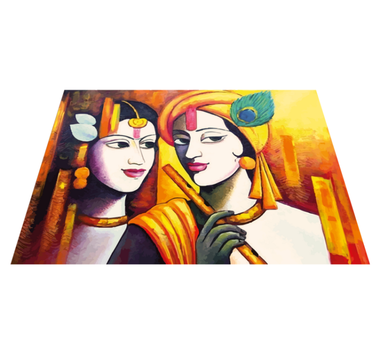 乙烯基地毯客厅文化精髓 - TenStickers