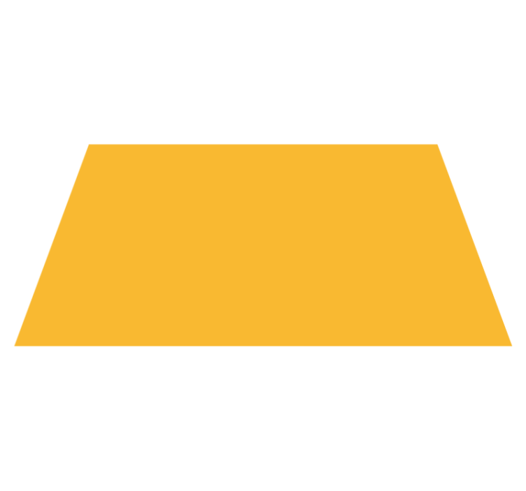 卧室乙烯基地毯明亮的阳光黄色调 - TenStickers