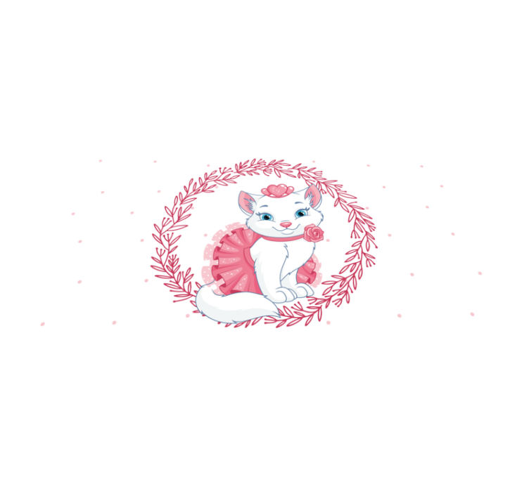乙烯基地毯 儿童 魅力猫咪插画 - TenStickers