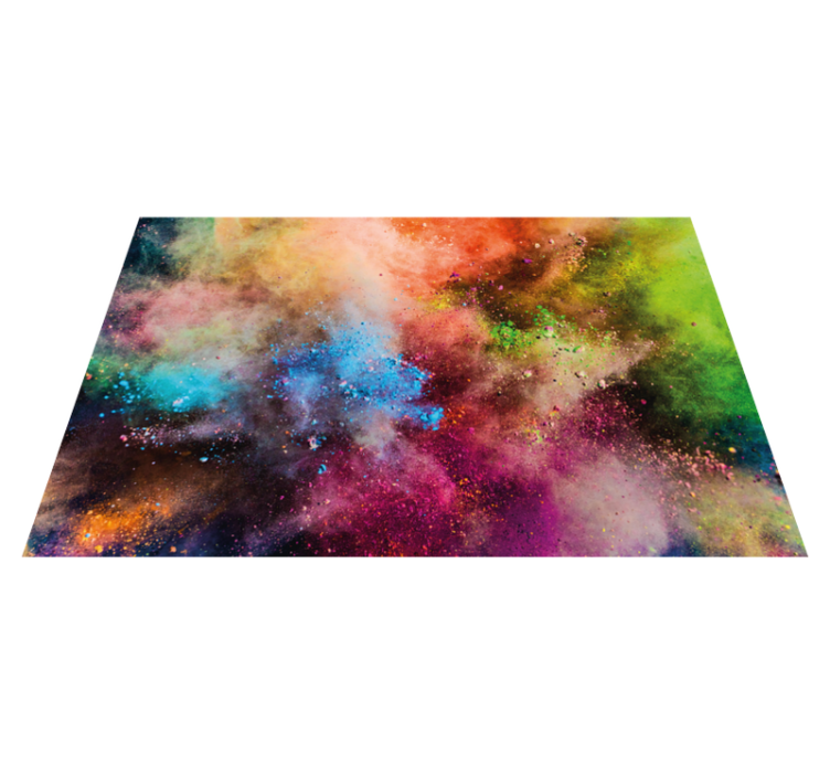 乙烯基地毯色彩缤纷的宇宙爆发 - TenStickers