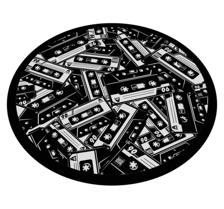 乙烯基地毯卡带概念设计 - TenStickers