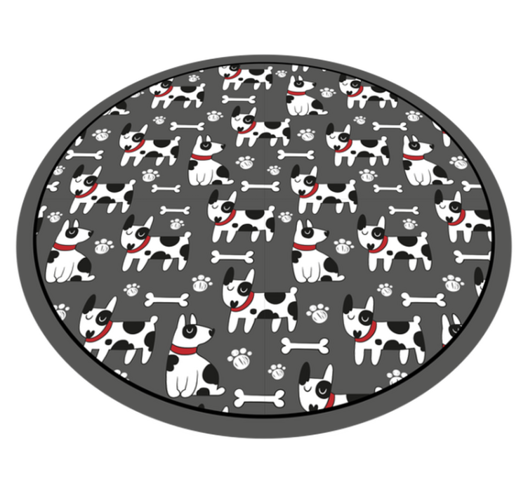 乙烯基地毯适合活泼狗狗图案 - TenStickers