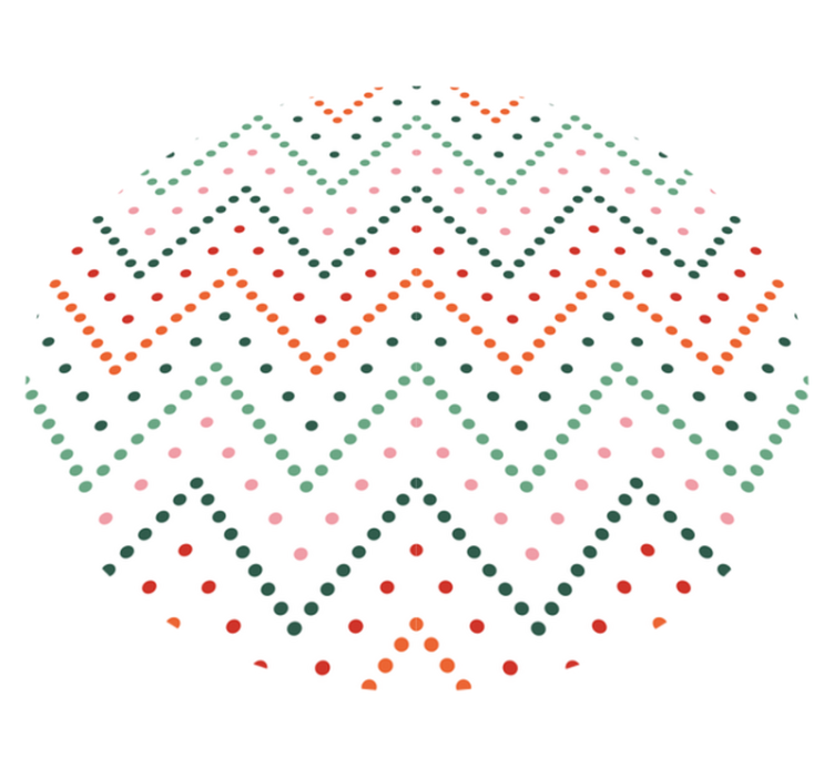 极简主义色彩斑斓的人字形点缀 - TenStickers