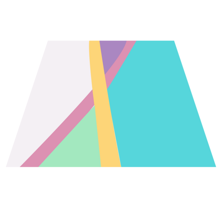 乙烯基地毯色彩缤纷的抽象层次 - TenStickers